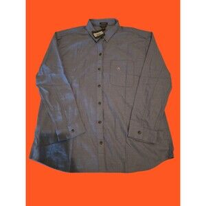 Eddie Bauer  Boyfriend 2.0 Fit Shirt Womens Size Large DstyBlue Button Front